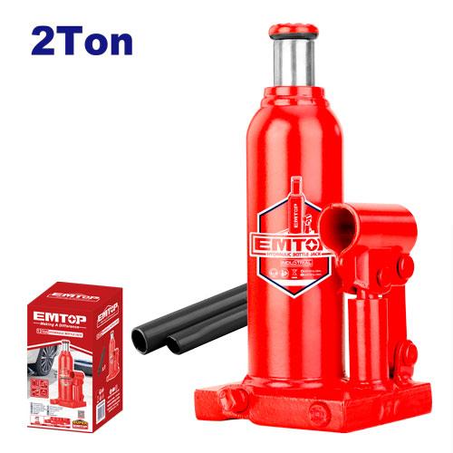 Cric bouteille hydraulique 2t EMTOP Maroc - EHJK1021