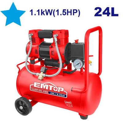 Compresseur 24l - 1,5 CV EMTOP | EACPS15243
