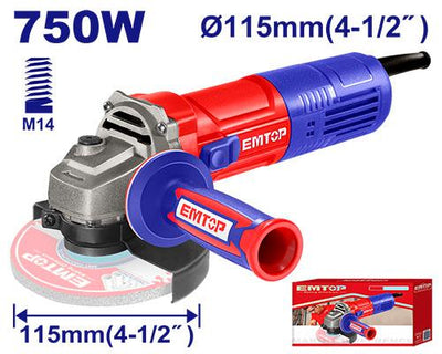 Meuleuse 115mm - 750 W EMTOP | EAGR07581