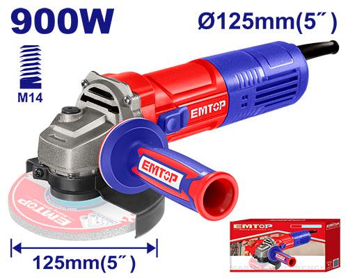 Meuleuse 125mm - 900 W EMTOP Maroc - EAGR09051
