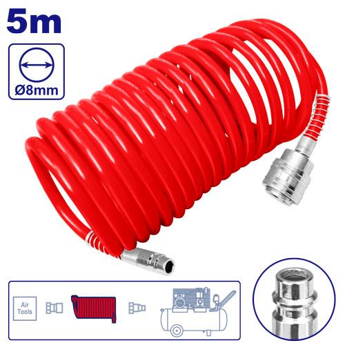 Tuyau d'air pour compresseur 5m EMTOP Maroc - EAHE0501