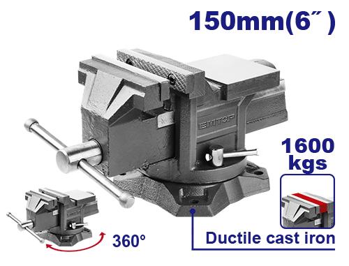 Étau d'établi 150mm EMTOP Maroc - EBVE0601