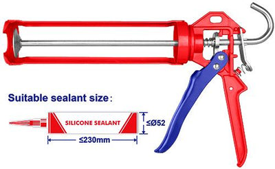 Pistolet pour silicone avec fonction rotative EMTOP | ECGN01091