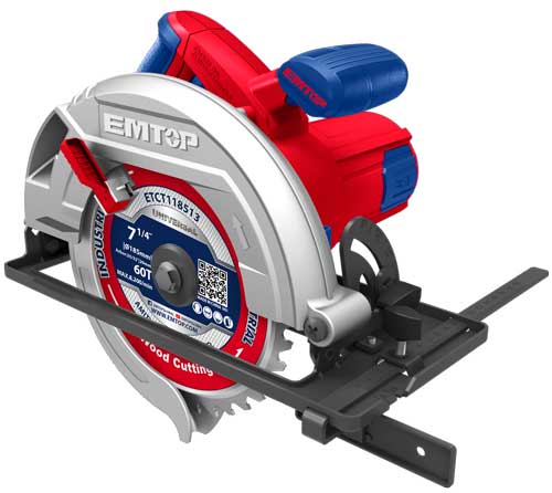 EMTOP SCIE CIRCULAIRE 185MM - 1600W [ ECSW1853 ] - AU MAROC - ECSW1853