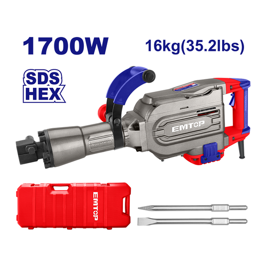 EMTOP MARTEAU PERFORATEUR 22MM - 650W [ ERHRL651 ] - AU MAROC - ERHRL651