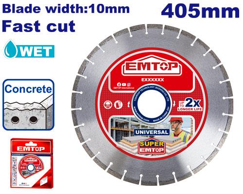 EMTOP DISǪUE DIAMANT 405MM POUR SCIE À SOL [ EDDC044052 ] - AU MAROC - EDDC044052