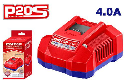 Chargeur de batterie P20S - 4.0 Ah EMTOP | EFCR20411