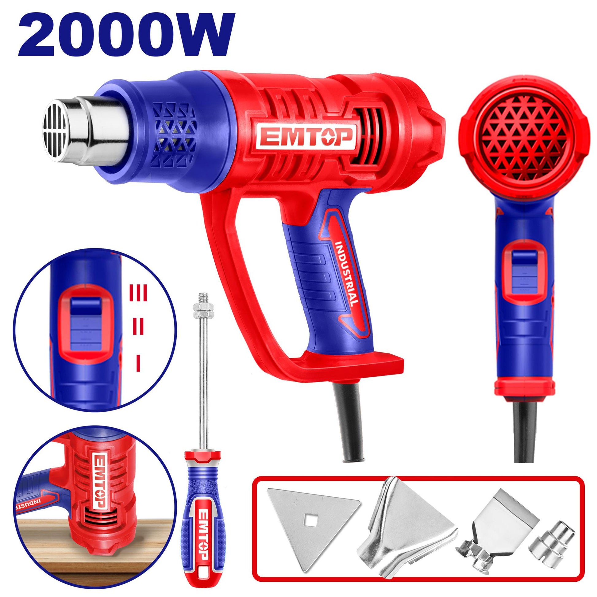 EMTOP DÉCAPEUR THERMIǪUE 2000W [ EHGN20078 ] - AU MAROC - EHGN20078