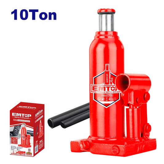 EMTOP CRIC BOUTEILLE HYDRAULIǪUE 10T [ EHJK1101 ]