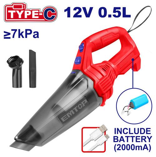 Aspirateur sans fil - Type-C EMTOP Maroc - ELVC2026