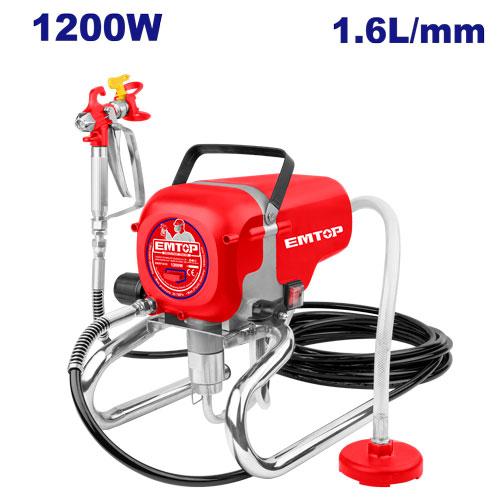 Pulvérisateur de peinture sans air - airless 1200 W EMTOP Maroc - EMAY1A10