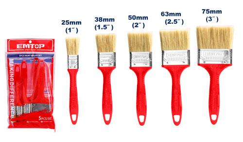 Ensemble de 5 pinceaux EMTOP Maroc - EPBH160501