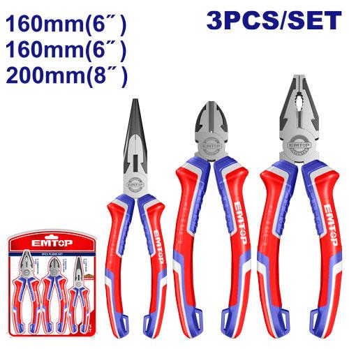 Jeu de 3 pinces EMTOP Maroc - EPLS0311
