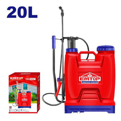Pulvérisateur à dos 20l EMTOP | ESPP42002