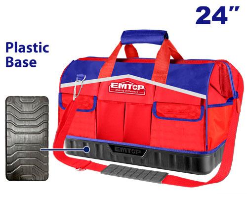 Sac à outils 24" avec cadre rigide EMTOP Maroc - ETBG28244