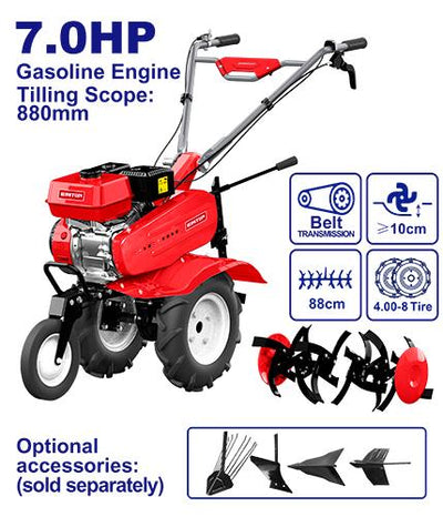 Motoculteur 7 CV - essence EMTOP | ETLR7502