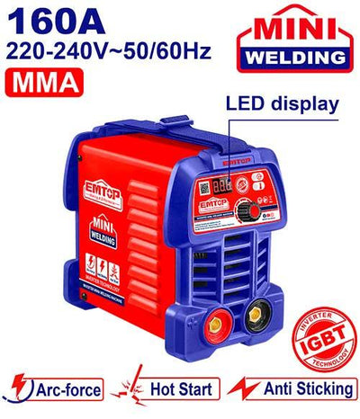 Poste à souder MMA - 160 A EMTOP | EWDEM1641