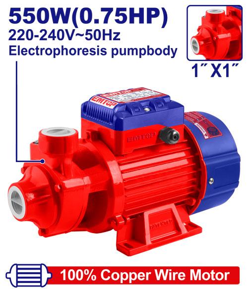 Pompe périphérique 1"x1" - 0,75 CV EMTOP Maroc - EWPPV05501