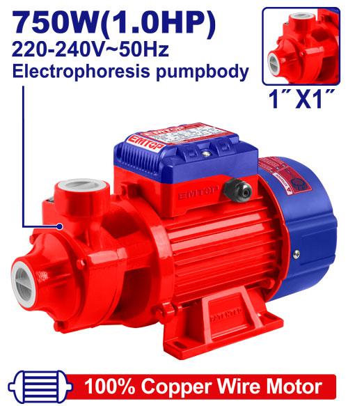 Pompe périphérique 1"x1" - 1,0 CV EMTOP Maroc - EWPPV07501