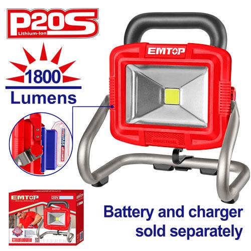 Lampe portable sans fil EMTOP Maroc - LWL2025